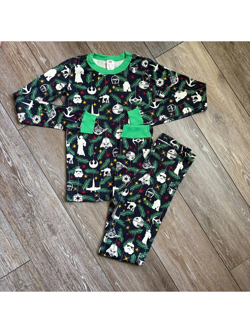 Hanna Andersson Star Wars Christmas Long John Pajamas